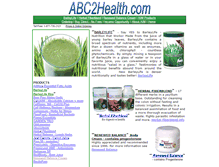 Tablet Screenshot of abc2health.com